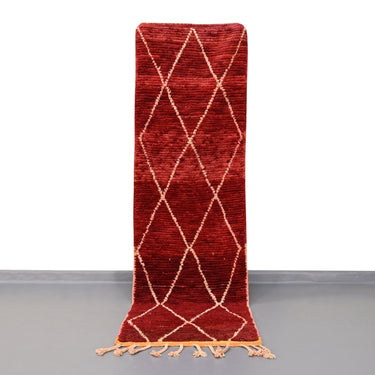 Authentic Vintage Runner Moroccan Rug 2.4 x 8.2 feet - Ettilux Home